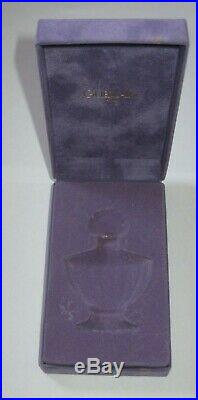 Vintage Guerlain Shalimar Perfume Bottle/Purple Box 1/2 OZ Sealed 3/4+ Full 1983
