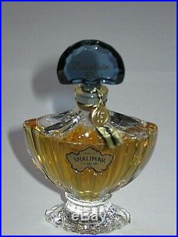 Vintage Guerlain Shalimar Perfume Bottle/Purple Box 1/2 OZ Sealed 3/4+ Full 1983