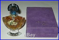 Vintage Guerlain Shalimar Perfume Bottle/Purple Box 1/2 OZ Sealed/Full 1983
