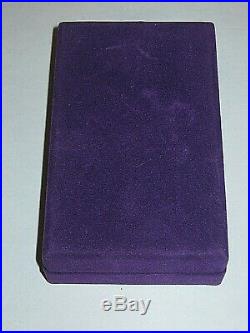 Vintage Guerlain Shalimar Perfume Bottle/Purple Box 1/2 OZ Sealed/Full 1983 #2