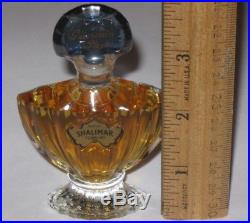 Vintage Guerlain Shalimar Perfume Bottle/Purple Box 1/2 OZ Sealed/Full 3 3/4
