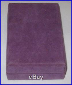 Vintage Guerlain Shalimar Perfume Bottle/Purple Box 1/3 OZ Sealed, 2/3+ Full