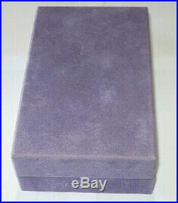 Vintage Guerlain Shalimar Perfume Bottle/Purple Box 1 OZ Sealed/Full 1980s