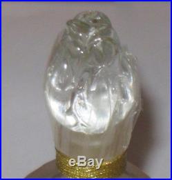 Vintage Guerlain Shalimar Perfume Bottle Rosebud/Amphora 1/2 OZ Sealed 3/4 Full