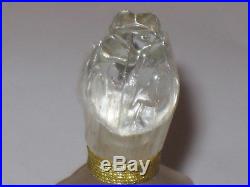 Vintage Guerlain Shalimar Perfume Bottle Rosebud/Amphora 1/2 OZ Sealed 3/4 Full