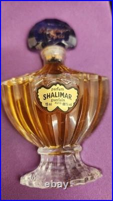 Vintage Guerlain Shalimar Perfume Bottle Sealed with Box