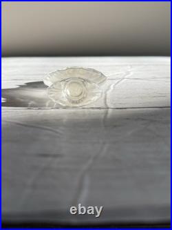 Vintage Guerlain Shalimar crystal perfume bottle with blue stopper