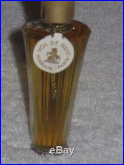 Vintage Guerlain Vol De Nuit Perfume Bottle & Box Sealed 1/4 OZ, 7.5 ML Full, #3