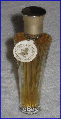 Vintage Guerlain Vol De Nuit Perfume Bottle & Box Sealed 1/4 OZ, 7.5 ML Full, #4