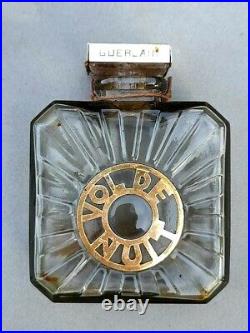Vintage Guerlain Vol De Nuit Perfume Bottle Paris France