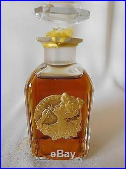 Vintage HOUBIGANT LE PARFUM IDEAL 2 oz Parfum / Perfume, Sealed Baccarat Bottle
