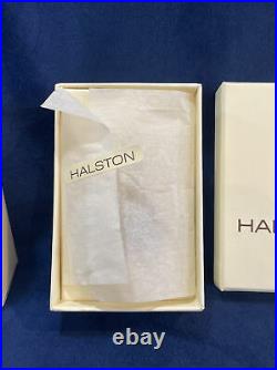 Vintage Halston Pendant Sterling Necklace Perfume Bottle O. 16 Oz Elsa Peretti
