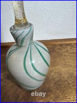 Vintage Hand Blown Italian Murano Cramer Glass Perfume Bottles 7