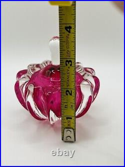 Vintage Hand Blown Signed Perfume Bottle