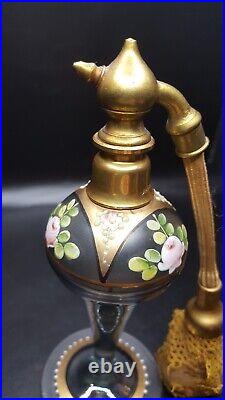 Vintage Hand Painted DeVilbiss Perfume Bottle-1920's