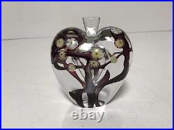 Vintage Heart Shaped Floral Perfume Bottle For Gift