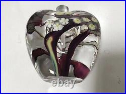 Vintage Heart Shaped Floral Perfume Bottle For Gift