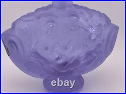 Vintage Hoffmann Schlevogt Lalique alexandrite glass perfume escense bottle