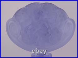 Vintage Hoffmann Schlevogt Lalique alexandrite glass perfume escense bottle