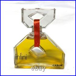 Vintage INFINI CARON Factice Dummy Neiman Marcus Floor Display Bottle 4x3.5 NEW