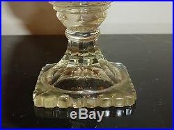 Vintage Irice Imperial Glass Sunflower Perfume Bottle 10 1/4 Tall