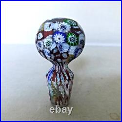 Vintage Italian Murano Millefiori Perfume Bottle with Original Stopper Vintage Italian Murano Millefiori Perfume Bottle with Original Stopper