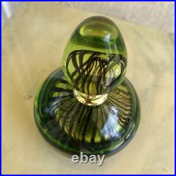 Vintage Italian perfume bottle hand blown Murano GLASS excellent condition