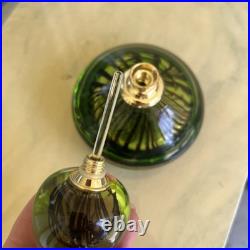 Vintage Italian perfume bottle hand blown Murano GLASS excellent condition