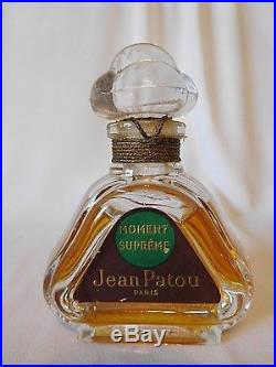Vintage JEAN PATOU MOMENT SUPREME 2 oz Parfum / Perfume, Sealed Bottle
