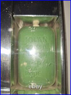 Vintage JOVAN Grass Oil for Men Aftershave Cologne 1970's 4 oz Bottle & Soap Set