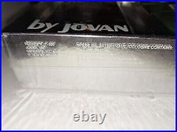 Vintage JOVAN Grass Oil for Men Aftershave Cologne 1970's 4 oz Bottle & Soap Set