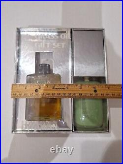 Vintage JOVAN Grass Oil for Men Aftershave Cologne 1970's 4 oz Bottle & Soap Set