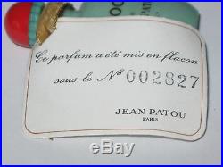 Vintage Jean Patou 1000 Green Perfume Bottle & Box 1/4 OZ Sealed 3/4 Full