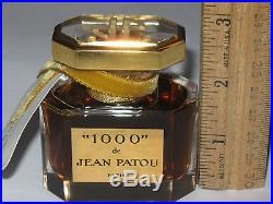 Vintage Jean Patou 1000 Perfume Bottle 1 OZ Baccarat Sealed/Full New in Boxes
