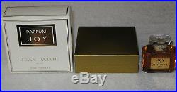 Vintage Jean Patou Joy Perfume Bottle 1 3/4 OZ Baccarat Sealed/Full New in Boxes