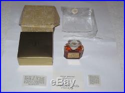 Vintage Jean Patou Joy Perfume Bottle Sealed 1/2 OZ Baccarat 3/4 Full #2