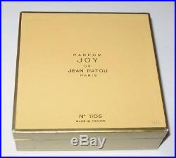 Vintage Jean Patou Joy Perfume Bottle Sealed/Box 1 OZ Baccarat 3/4+ Full #3