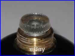 Vintage Jeanne Lanvin Baccarat Perfume Bottle Glass Internal Stopper Gold Top 3