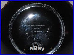 Vintage Jeanne Lanvin Black Perfume Bottle Store Display Gold Stopper 5 1/2