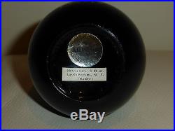 Vintage Jeanne Lanvin Perfume Bottle Arpege Black Glass Stopper 3 OZ Empty