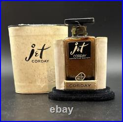 Vintage Jet Perfume Bottle & Box by Corday 1¼ Fl Oz in Box 1924 Vintage Jet Perfume Bottle & Box by Corday 1¼ Fl Oz in Box 1924