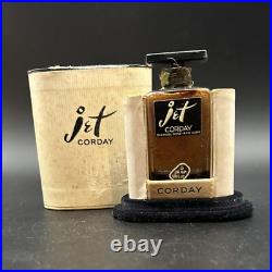 Vintage Jet Perfume Bottle & Box by Corday 1¼ Fl Oz in Box 1924 Vintage Jet Perfume Bottle & Box by Corday 1¼ Fl Oz in Box 1924
