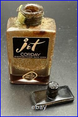 Vintage Jet Perfume Bottle & Box by Corday 1¼ Fl Oz in Box 1924 Vintage Jet Perfume Bottle & Box by Corday 1¼ Fl Oz in Box 1924