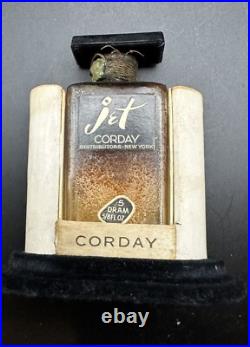 Vintage Jet Perfume Bottle & Box by Corday 1¼ Fl Oz in Box 1924 Vintage Jet Perfume Bottle & Box by Corday 1¼ Fl Oz in Box 1924