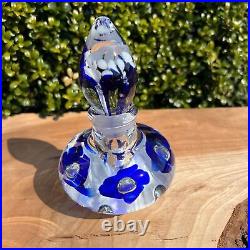 Vintage Joe St. Clair Controlled Bubble Glass Perfume Bottle