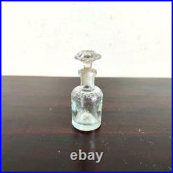 Vintage John Gosnell Perfume Clear Glass Bottle Old Decorative Collectible G798