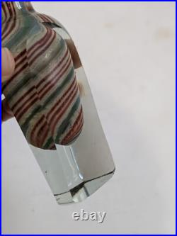 Vintage John Nickerson 1980 Signed Art GLASS PERFUME Bottle Blenko Artist