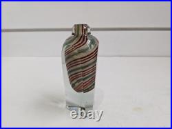 Vintage John Nickerson 1980 Signed Art GLASS PERFUME Bottle Blenko Artist