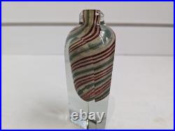 Vintage John Nickerson 1980 Signed Art GLASS PERFUME Bottle Blenko Artist