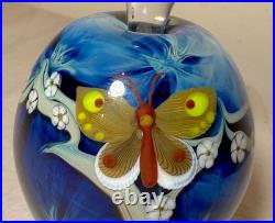 Vintage Joseph Morel Zellique hand blown glass butterfly perfume scent bottle Vintage Joseph Morel Zellique hand blown glass butterfly perfume scent bottle